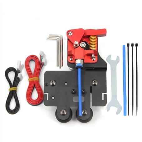 Zeberoxyz Support d'entraînement direct pour plaque en aluminium avec 4 poulies avec extrudeuse à double engrenage avec kit de m