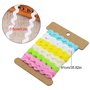 RoadLoo Lot de 3 Ruban de Dentelle S en Tissu Dentelle Couleur Zigzag Ruban Garniture DIY Accessoires de Vêtements