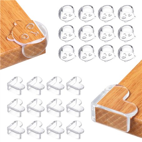 Vinabo 24 PCS Coin de Table Protection Bebe Protection