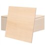 JAPCHET Lot de 15 feuilles carrées de contreplaqué naturel de 200 x 200 x 6 mm pour travaux manuels