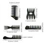 Peigne Cheveux Homme 5 Pièces Styling Peigne Pour Hommes Peignes Multifonctionnels Set Peigne Démêlant à Dents Larges Pour Coiff