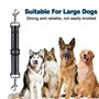 Lot de 2 clips de sécurité réfléchissants pour collier de chien - Pivotant à 360° - Avec double fermeture pour harnais de chien