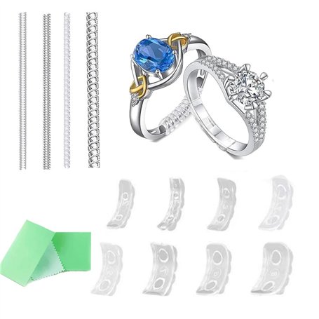 LiJuanWang Ajusteur de Taille de Bague Invisible
