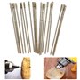 Nikou Foret Bijouterie - 20pcs / Paquet Peu de forets lapidaires enduits de Diamant de 1mm