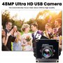 ELP Caméra USB 48 MP 8K Module de caméra USB Objectif Grand Angle PC Caméra Lightburn pour Surveillance de Gravure Laser Octopri