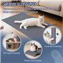 Tapis Griffoir Chat Autocollant, Protection Canapé Chat Anti-Griffe, Tapis Grattoir Self-Adhésif, DIY Griffoir Mural et Canapé, 