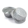 Plateaux en aluminium ronds pour grillades Plaque à pâtisserie en aluminium - 50 pièces Plateaux en aluminium jetables, Plateaux