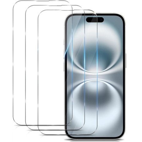 3 Pièces Verre Trempé Pour iPhone 16 Plus