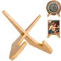 TICKLELY Chevalet en Bois - Support Assiette Décoratif Petit