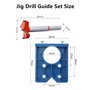 35MM Charnière Gabarit Ensembles de Forets Forstner à CharnièRe Dissimulée En Foret Guide De Repérage De Perçage Outils pour Cha