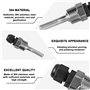 Thermowell Lot de 4 manchons plongeants en acier inoxydable 8 x 50 mm Filetage G1/2" pour capteur de température, tube de protec