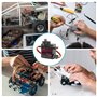 6pcs Servo Moteur Engrenage Métal : Servo MG90S Micro Servo Moteur Compatible avec Arduino, Servo Engrenage Entièrement en Métal