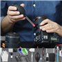 Lot de 27 kits de nettoyage pour appareil photo reflex numérique avec ventilateur fusée, pinceau de nettoyage, chiffon de nettoy
