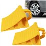 Leikurvo Lot de 2 cales de roue avec poignée - 190 x 110 x 110 mm - En plastique - Pour voiture