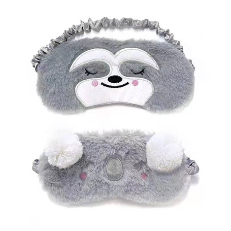 2 pcs masque oculaire sommeil femmes filles enfants adulte enfant molle bandes bandes élastiques fluffeuses respirant respirant