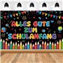 Guirlande décorative pour la rentrée des classes - Bannière « Alles Gute zum Schulanfang » - 185 x 110 cm - Décoration pour rent
