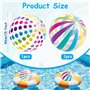 MOERAE Lot de 2 ballons de piscine - Sans BPA et résistants aux UV - Plaisir de plage et de jardin