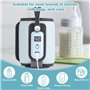 mizikuu Chauffe Biberon, chauffe aliments pour bébé portable température réglable sac chauffe lait maternel chauffe thermostat a