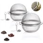 Lot de 2 Infuseurs à Thé en Acier Inoxydable 5cm