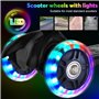 100 mm LED Roues de Scooter Lumineuses avec Roulement ABEC-9 Scooter Replaceme