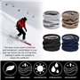 E-Soul Tuyau de cou d'hiver pour homme - Cache-cou pour homme - Écharpe en polaire - Masque de guêtres - Coupe-vent, crème, M