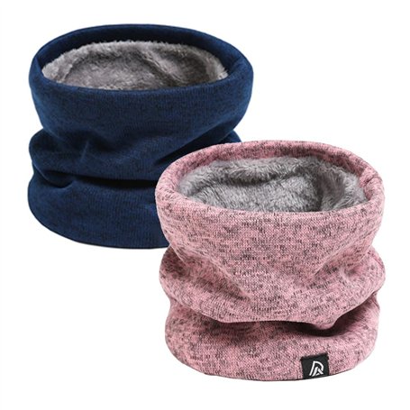 E-Soul Tuyau de cou d'hiver pour homme - Cache-cou pour homme - Écharpe en polaire - Masque de guêtres - Coupe-vent