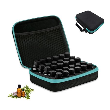 GIDWRIY 30 Trous Boite Rangement Huiles Essentielles 5 ML/10 ML/15 ML