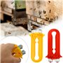 GIAK Apiculture Abeille Fil Tendeur De Câble Pince à Sertir 2 Pcs Fil Tendeur Sertisseur Pince Matériel Apicole pour Cadre de Ru