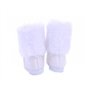 DUORUIMI Bottes de Poupée Chaussures Blanches Accessoire d'hiver pour Poupée American Girl 18 Pouces