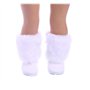 DUORUIMI Bottes de Poupée Chaussures Blanches Accessoire d'hiver pour Poupée American Girl 18 Pouces
