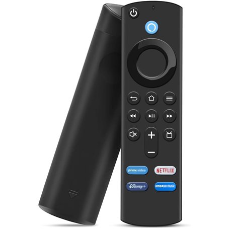 Télécommande vocale de rechange (3e génération) avec fonction vocale pour téléviseurs intelligents 4K/4K Max/Lite/Cube Stick