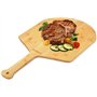 Mimiuo Pelle à Pizza en bambou, 29,5cm Spatule à pizza/planche à pizza avec bord rond et poignée pour pizza et pain faits maison