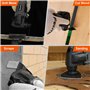 Fexrror Outil Multifonction Sans Fil 20V, Scie Oscillante Avec Batterie et Chargeur, 8000-19000 RPM, 6 Vitesses Variables, Angle