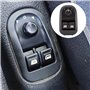 ZEALfix Interrupteur Commande Leve Vitre， Bouton électrique pour Fenêtre 6554.WA pour Peu-geot 206306