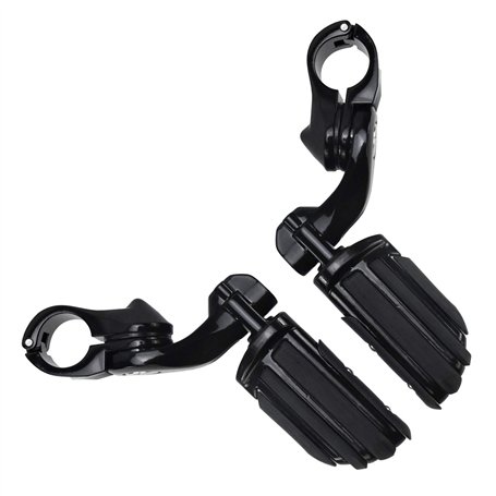 HDBUBALUS Piquets de fixation réglables pour autoroute Harley Electra Road King Street Glide 1 1/4" 32 mm