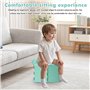 Pot pour enfants : pot de voyage pliable avec 3 rouleaux de sacs poubelles, siège de toilette portable pour bébé unisexe pour le