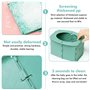 Pot pour enfants : pot de voyage pliable avec 3 rouleaux de sacs poubelles, siège de toilette portable pour bébé unisexe pour le