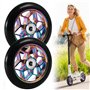 LEKEFETO Lot de 2 roues de trottinette Stunt 110 mm avec roulement ABEC-9