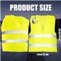 Gilet Fluorescent de Sécurité Haute Visibilité à 360 °