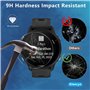 [4 Pièces] Verre Trempé Protecteur D’écran Compatible avec Garmin 955, sans Bulles, Vitre HD Ultra, Ultra Solide, Anti Rayures, 