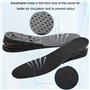 1 Paire 4 Couches Augmentateur de Hauteur Semelle Augmenter la Semelle Intérieure, Semelle Chaussures Intérieure avec Coussin Se