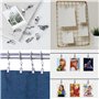 50 pièces Pince Attache Rideau, Clips de Rideau, Acier Inoxydable, Petits Clips de Rideau en métal avec Crochets, pour Rideaux d