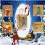 JOYISEN Pochette Cadeau 12 Pièces Sac Cadeau Noel Brun Sac Papier de Noel avec Poignée 120GSM Sac Papier Kraft pour Emballage de