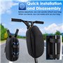 Foydream Sac de Scooter, 3L Sac Trotinette Électrique de Étanche EVA Sacoche Trotinette Electrique pour Xiaomi Mijia M365 Pro Se