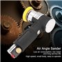 Mini Ponceuse d'angle d'air, Mini Ponceuse Excentrique 16000 TR/Min Outil Polisseuse Rotative d'angle 90° de Pression Orbitale A
