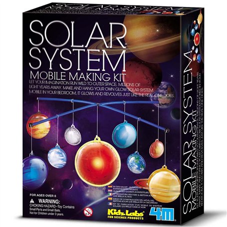 4M Kidz Labs Solar System Mobile Making Kit