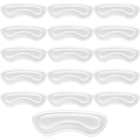 Lot de 16 protections de talon transparentes pour chaussures trop grandes