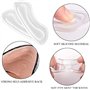 Lot de 16 protections de talon transparentes pour chaussures trop grandes, coussinets épais en gel pour chaussures contre les gl