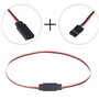 QIMEI-SHOP Câble d'extension Servo 3 Broches RC Câble Rallonge Futaba JR Servo Extension Cables Mâle à Femelle pour Aéronef Télé