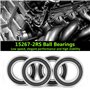 4pcs Roulement à billes de cannelure profonde scellé par caoutchouc Roulement à billes 15267-2RS pour machine-outil 15x26x7 mill